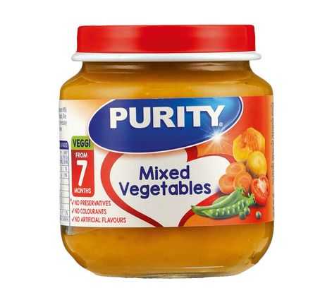 PurityProduct ID: 000000000225048007_SWPurity 2nd Foods Mixed Veg (6 x 125ML)