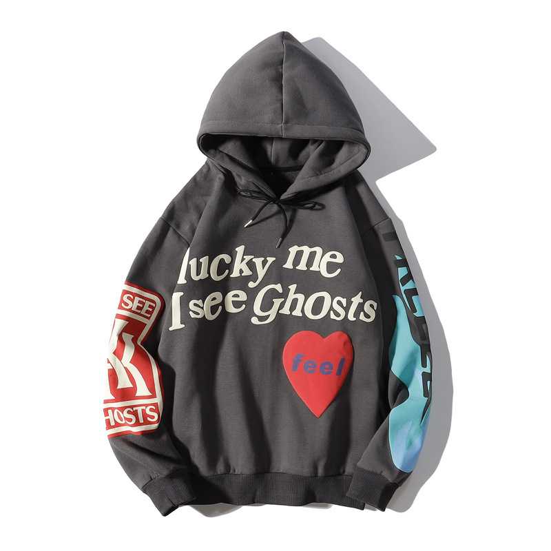 lucky me i see ghosts hoodie