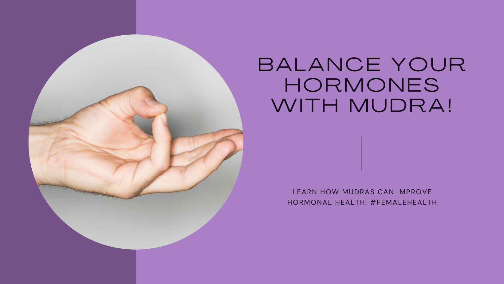 Mudra for Hormonal Imbalance in Females - Fitness Freak