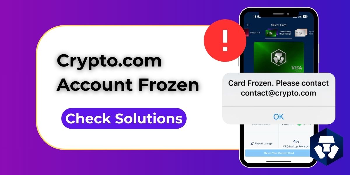 Crypto.com Account Frozen: Causes and Solutions | Blockchain Customer Care