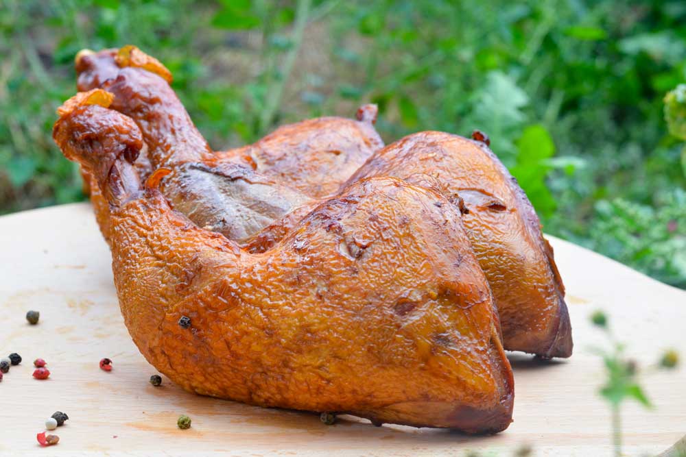 Smoked chicken drumsticks - Borniak Rookovens