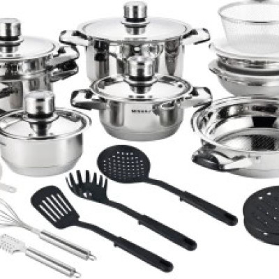 Minhaj 27pc Minhaj 27 piece Non-Stick Coated Stainless Steel Cookware Set  (27 - Piece) R 1,3500 Profile Picture