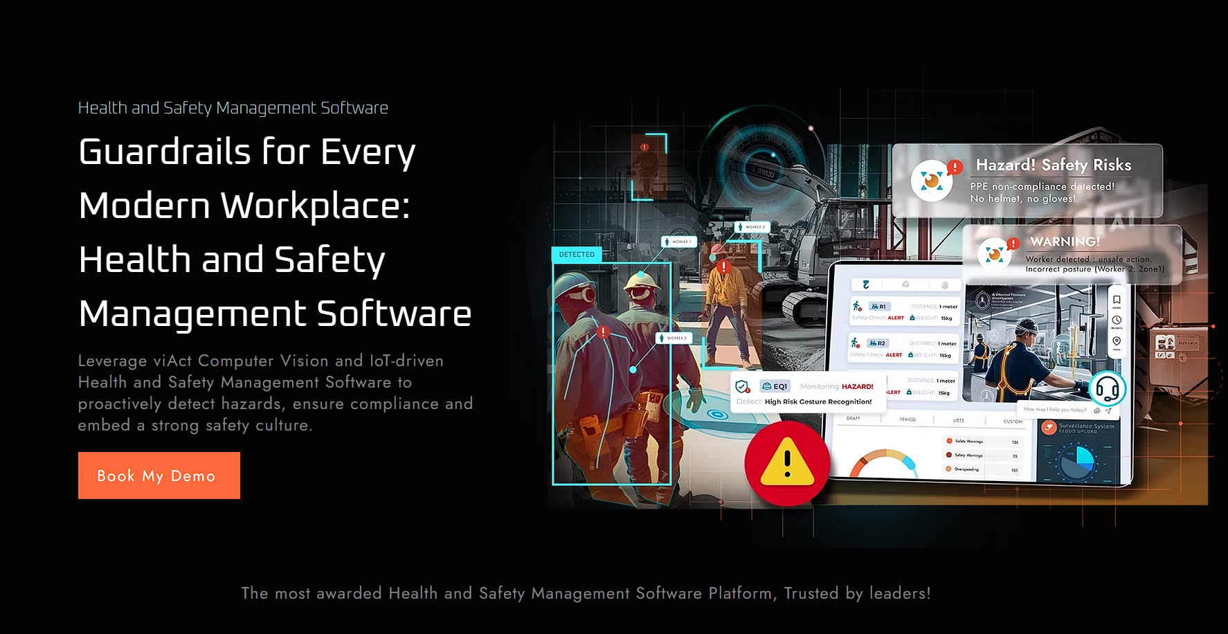World's #1 Health and Safety Management Software by viAct.ai