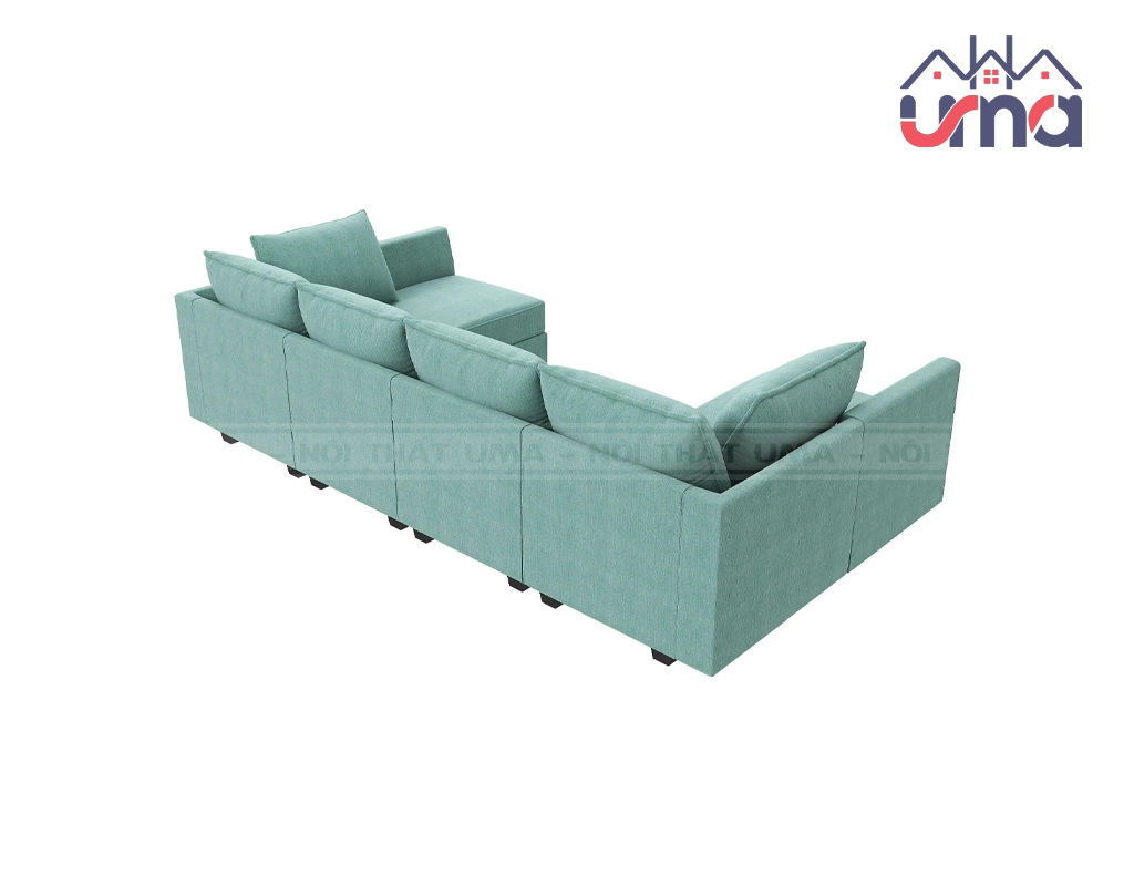 Sofa Phòng Khách Chữ U Bọc Vải Bố Hiện Đại SFPK003 - UMA
