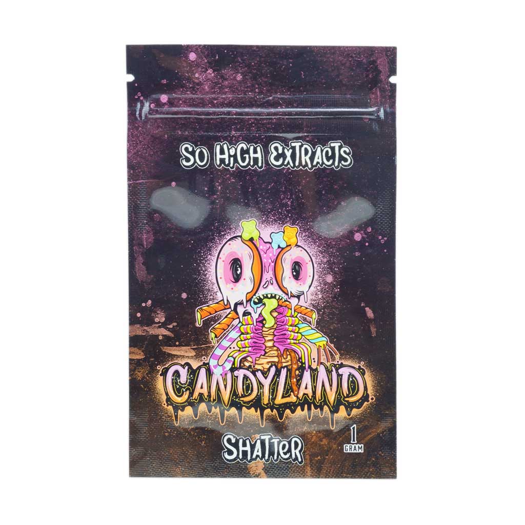 So High Extracts Premium Shatter - Candy Land - Low Price Bud