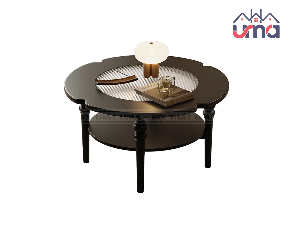 Bàn Sofa Tròn Kiểu Retro Cổ Điển BSF028 - Nội Thất UMA