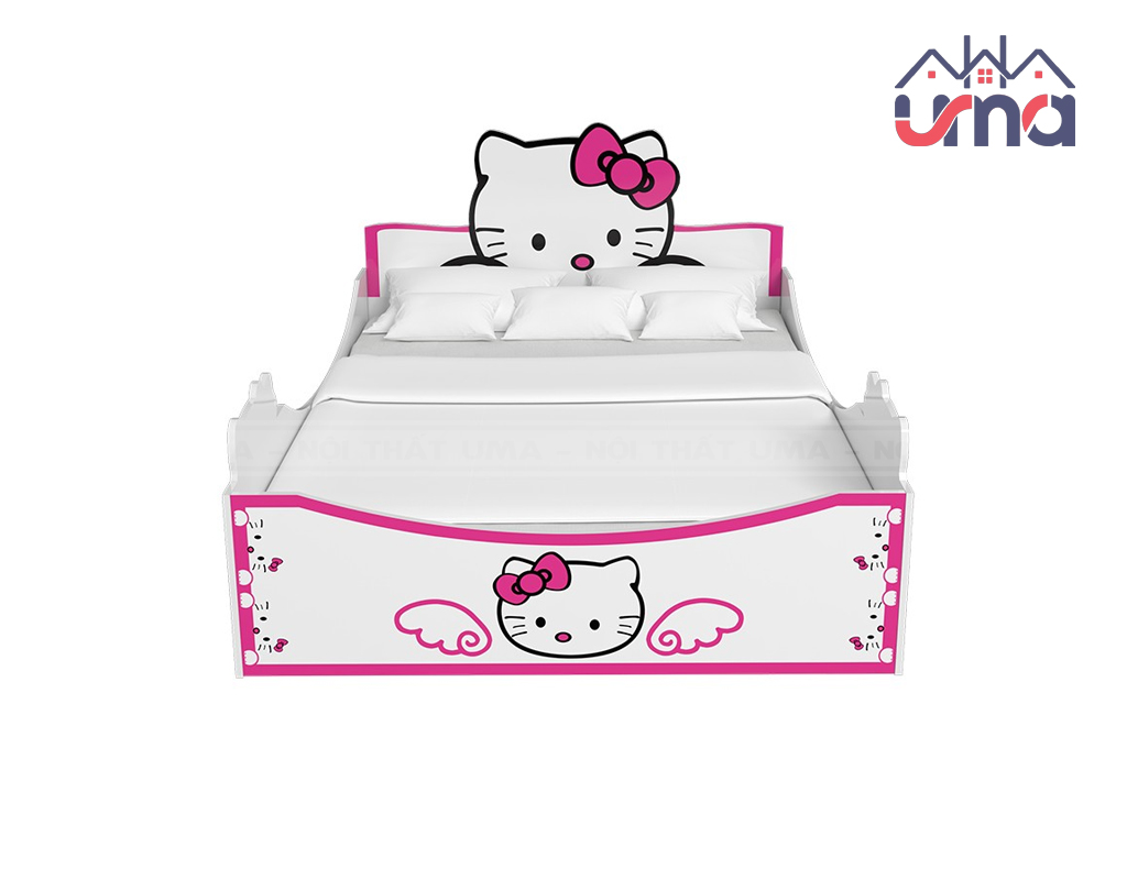 Giường Công Chúa Khung Gỗ Hiện Đại GCC002 - Nội Thất UMA