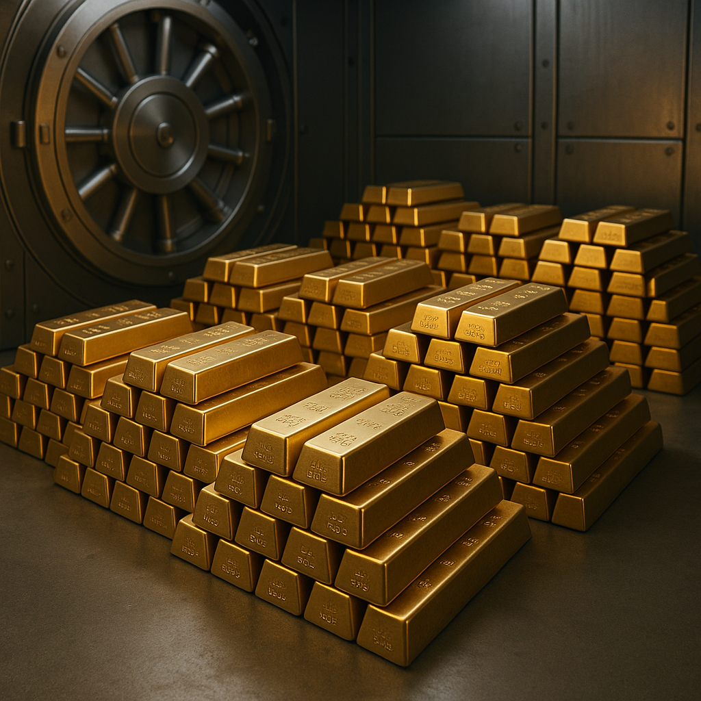 Gold Gains Ground as Central Banks Shift from Dollar to Safe Havens