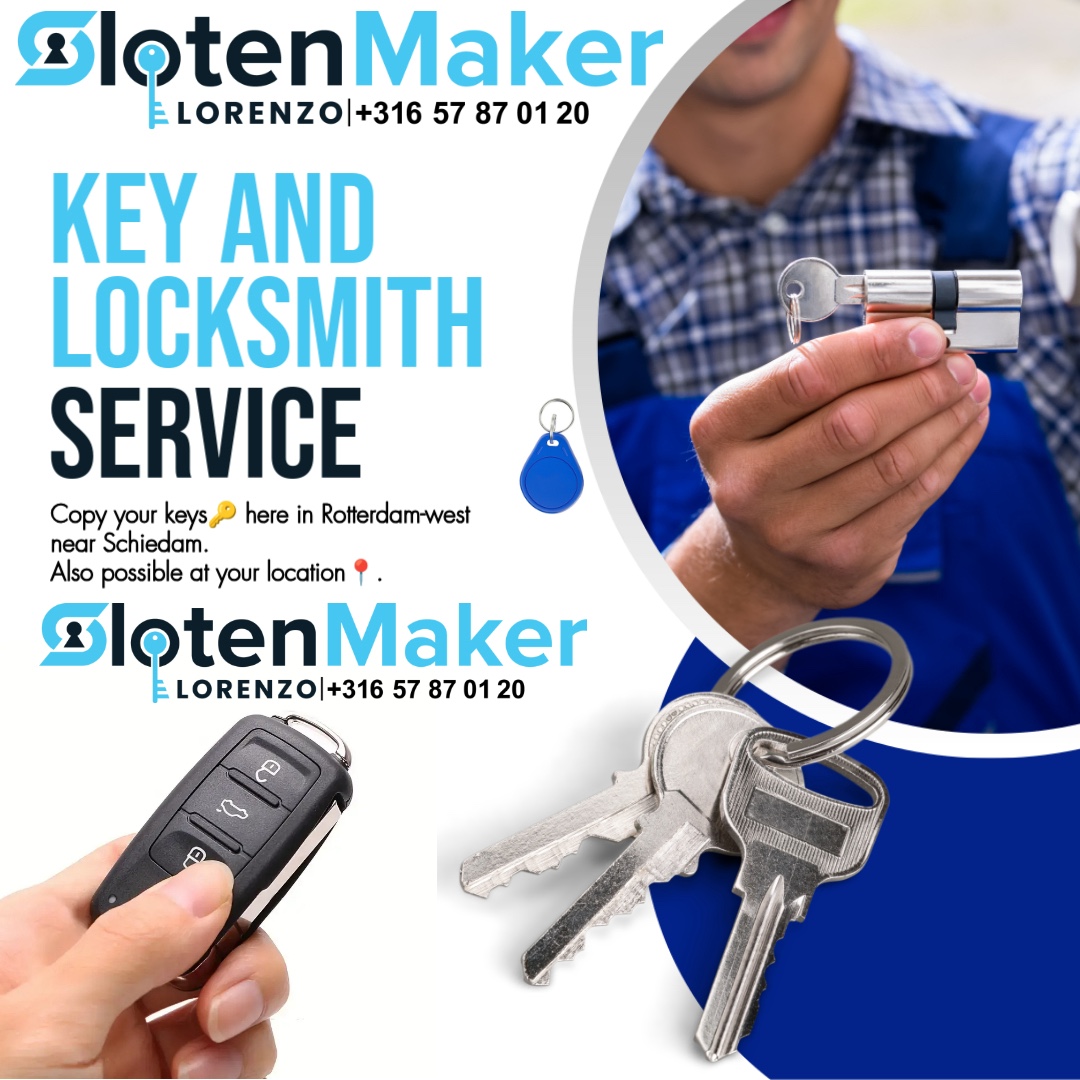 Slotenmaker Lorenzo R'dam West 0657870120 Locksmith