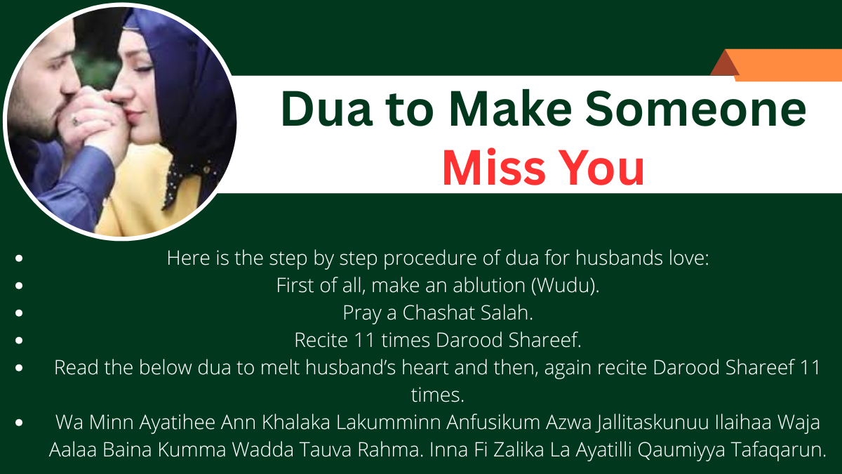 Dua to Make Someone Miss You – Halal Dua For Love Problem Solution.