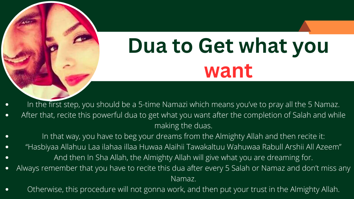 Dua to Get what you want – Halal Dua For Love Problem Solution.