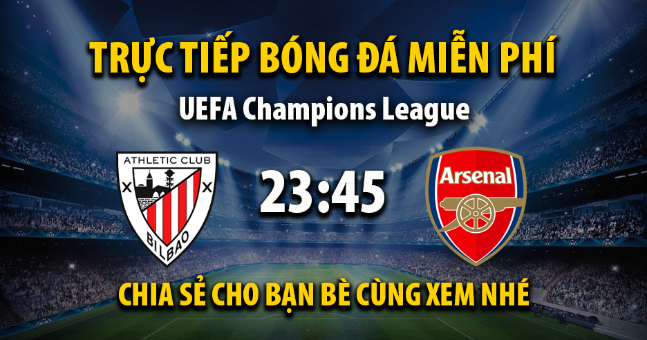 Link trực tiếp Athletic Bilbao vs Arsenal 23:45 ngày 16/09/2025 - Cakhiazzp.cc