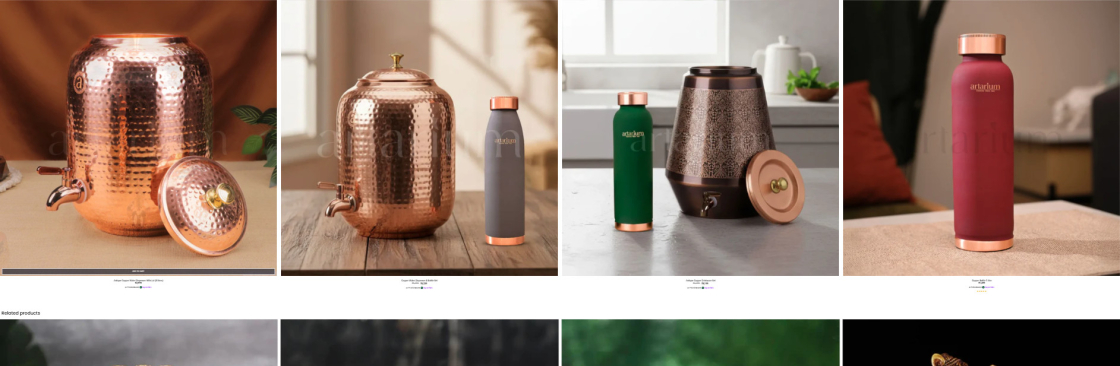 copper water pot