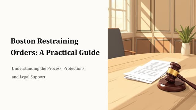 Boston Restraining Orders: A Practical Guide | PDF