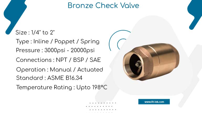 Bronze Check Valve | ASTM B62 Bronze Lift Check Valve Manufacturer