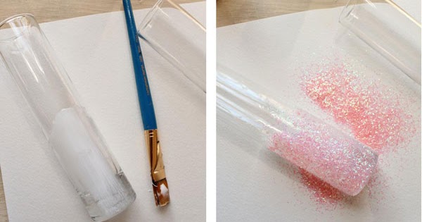 Icing Designs: DIY Glittery Pink Vases