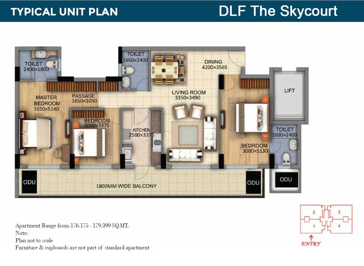 DLF Skycourt Sector 86 | Luxury 3 BHK Apartments