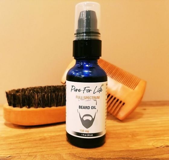 Natural Grooming With Hemp Extract Beard Oil Online